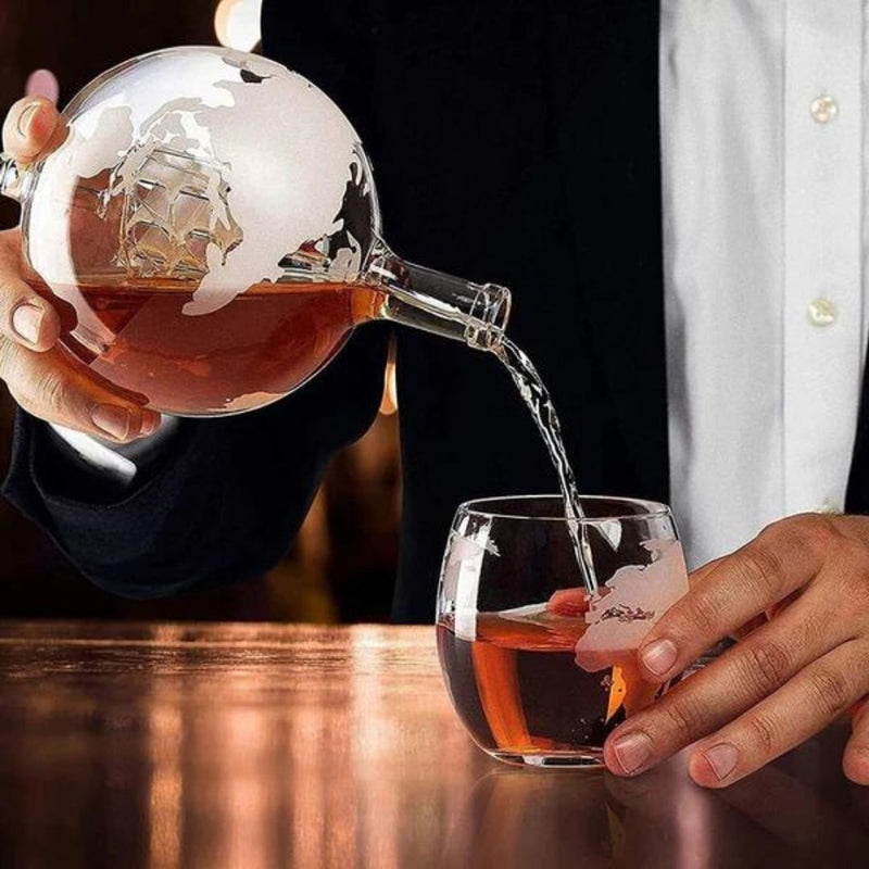 Decanter Vinho / Wiskey Globo Sempre Acessível
