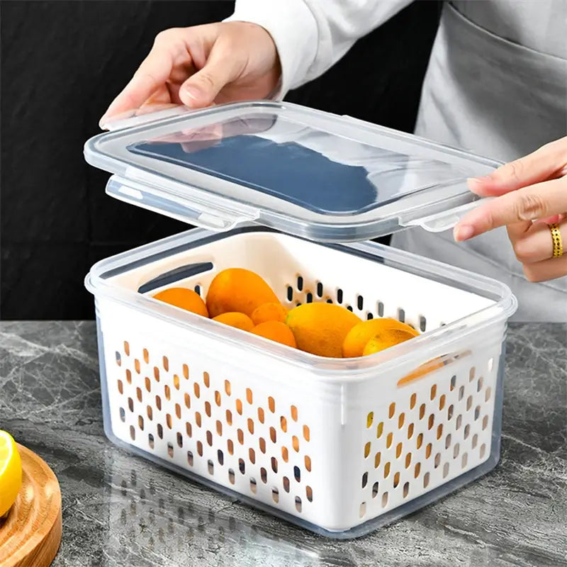 Organizador de geladeira Multifuncional - Sempre Acessível