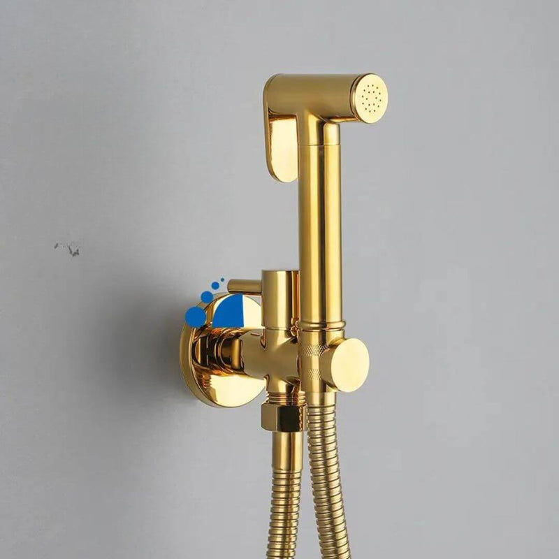 Ducha Higiênica Lux Dourada Cromada Sempre Acessível