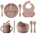 Kit Introdução Alimentar Silicone 9 Peças