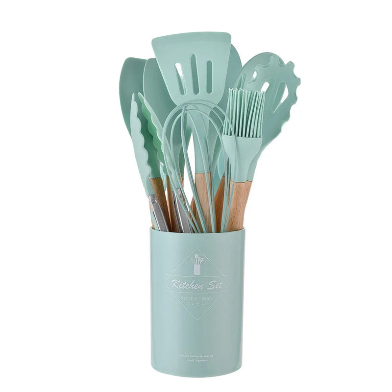12 pcs Conjunto Premium Utensílios Cozinha Sempre Acessível