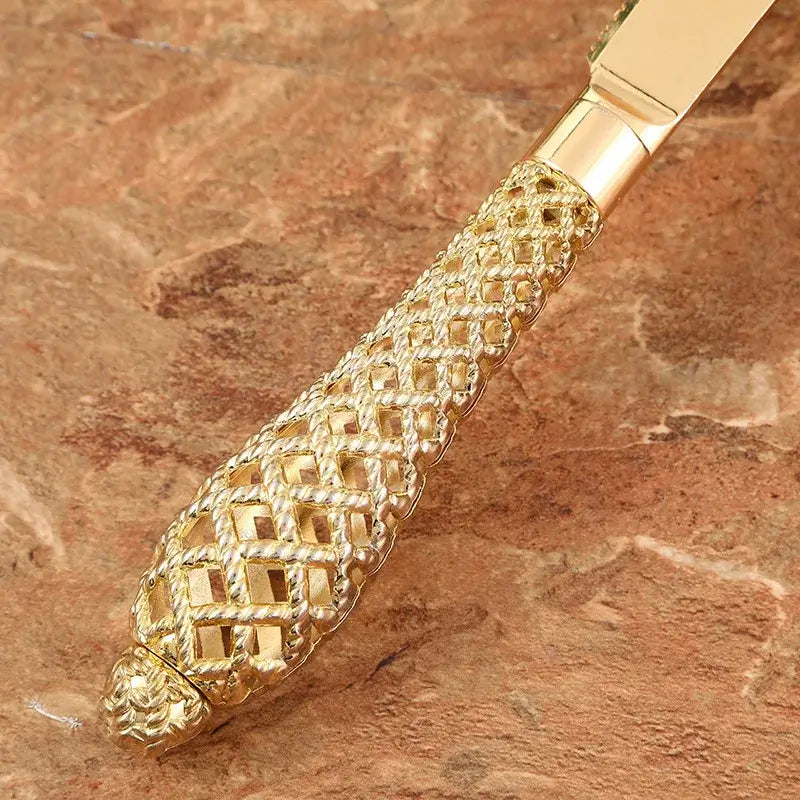 Espátula de Bolo Golden Lux -Sempre Acessível