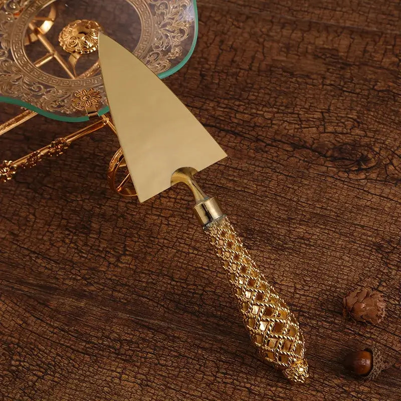 Espátula de Bolo Golden Lux -Sempre Acessível
