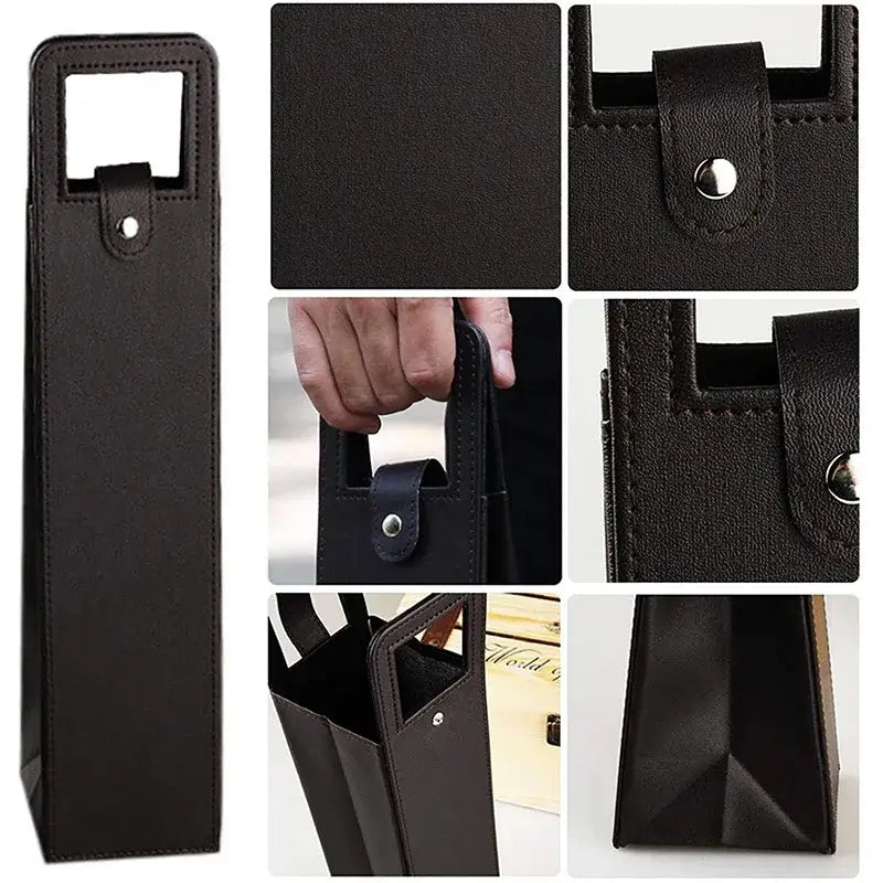 Bag de Vinho Universal Couro - Sempre Acessível