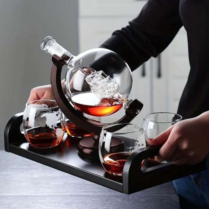 Decanter Vinho / Wiskey Globo Sempre Acessível