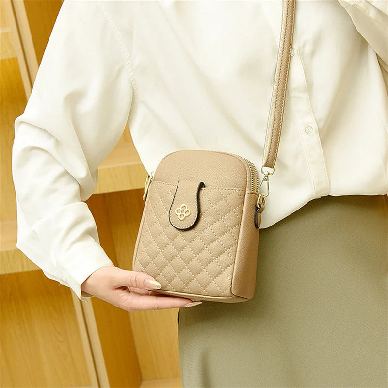 Bolsa Crossbody Girassol Feminina - Couro