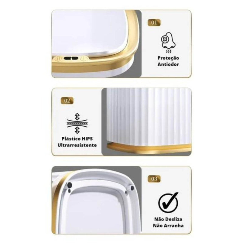 Lixeira Inteligente Premium Sempre Acessível