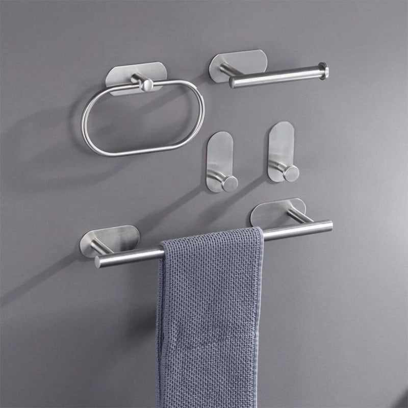 Kit Fixador Toalheiro Steel Towel Sempre Acessível