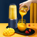 Espremedor elétrico sem fio com 6 lâminas, copo de suco de frutas, mini suco elétrico automático 400 ml