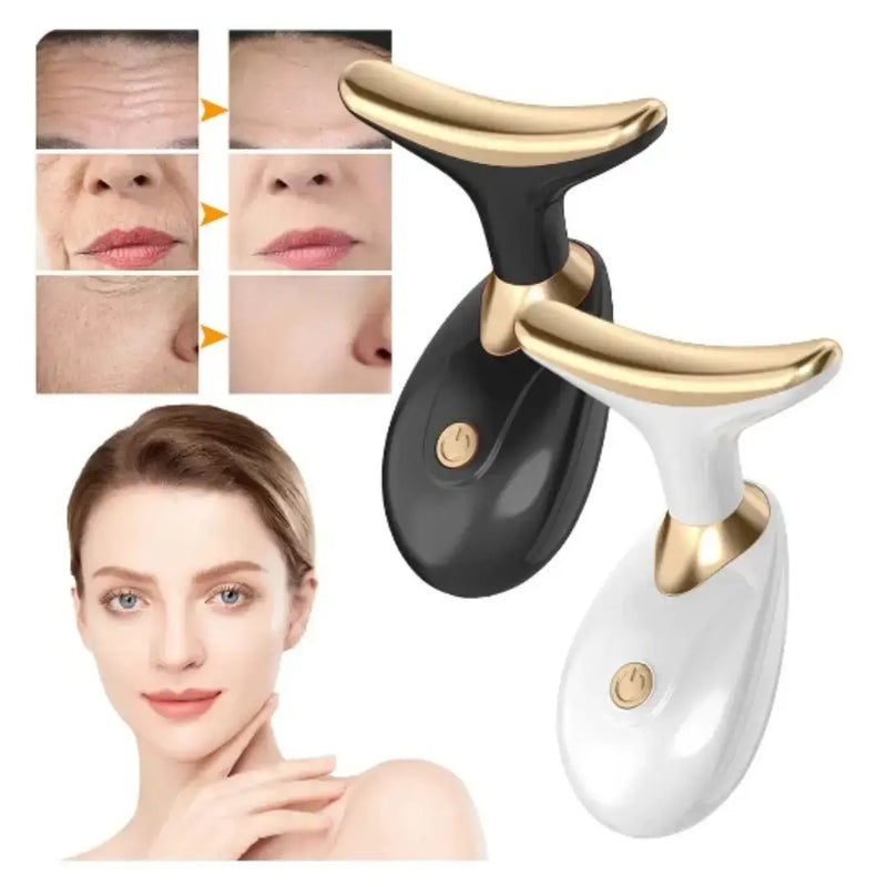 Massageador Facial de LED Terapia GlowCare® - Pele Revitalizada [40% OFF]
