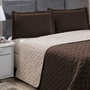 Kit Colcha Cobre Leito Casal Queen 2,40x2,60 Dupla Face