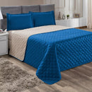 Kit Colcha Cobre Leito Casal Queen 2,40x2,60 Dupla Face