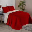 Kit Colcha Cobre Leito Casal Queen 2,40x2,60 Dupla Face