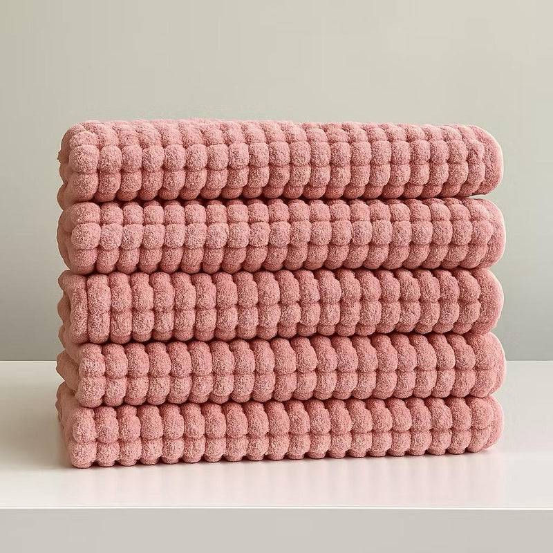 Kit de Tapete Bolinha 04 Unidades Antiderrapante Microfibra Toque Suave Super Macio