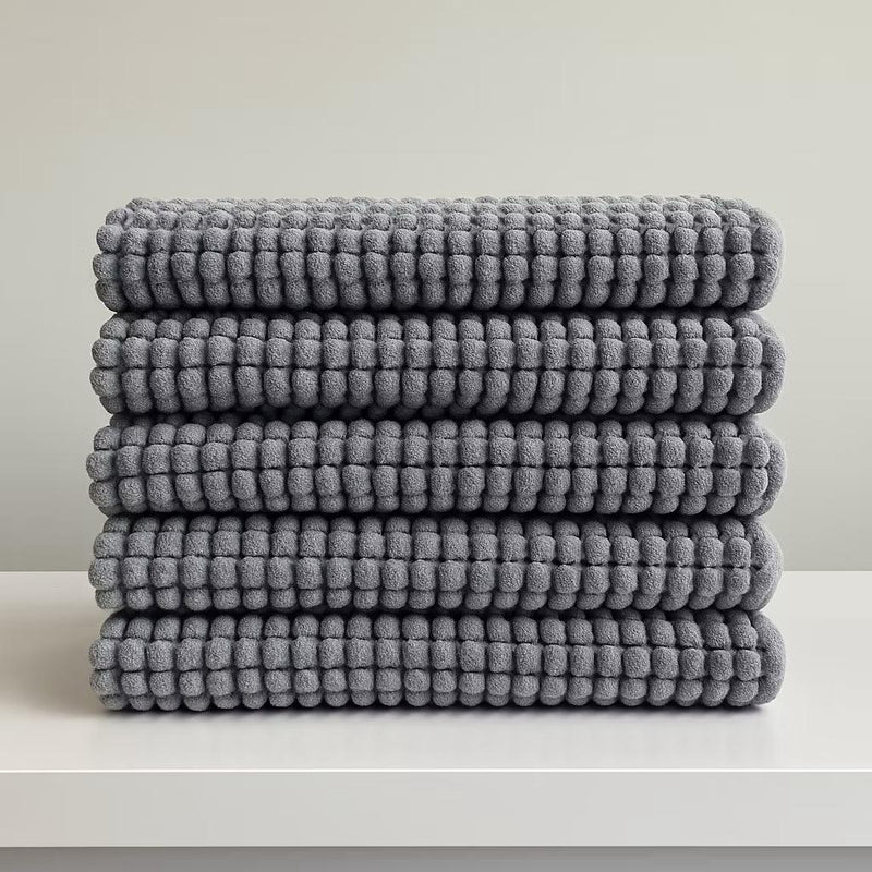 Kit de Tapete Bolinha 04 Unidades Antiderrapante Microfibra Toque Suave Super Macio