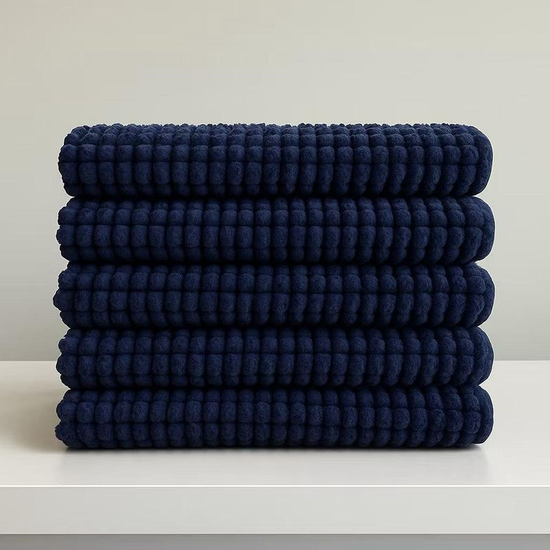 Kit de Tapete Bolinha 04 Unidades Antiderrapante Microfibra Toque Suave Super Macio