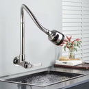 Inox Prata Torneira Com Chuveiro Com Rotação De 360° Cozinha - Sempre Acessível