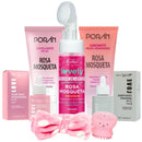 Kit skincare completo rosa mosqueta rotina de cuidados