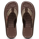 Chinelo Masculino Em Couro Legítimo sandália Ortopédica Antistress