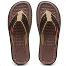 Chinelo Masculino Em Couro Legítimo sandália Ortopédica Antistress