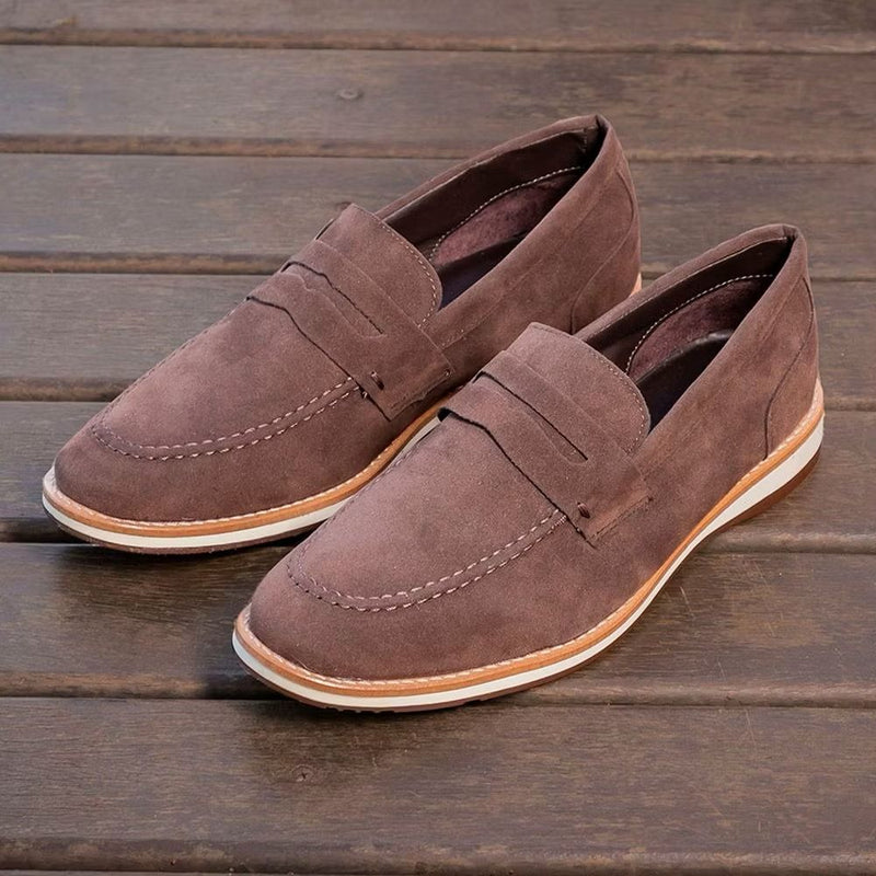 Sapato Casual Camurça Versales Derby Calce Fácil Conforto Versátil