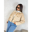 Jaqueta Casaco Suede Todo Forrado Pelúcia