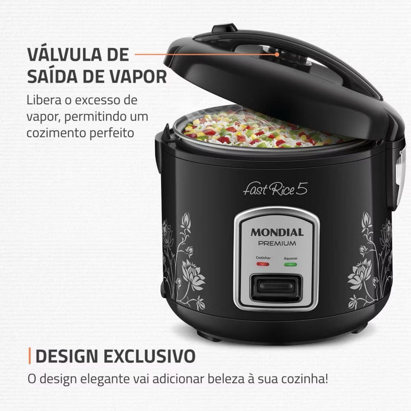 Panela elétrica de arroz 5 xícaras - FRETE GRÁTIS