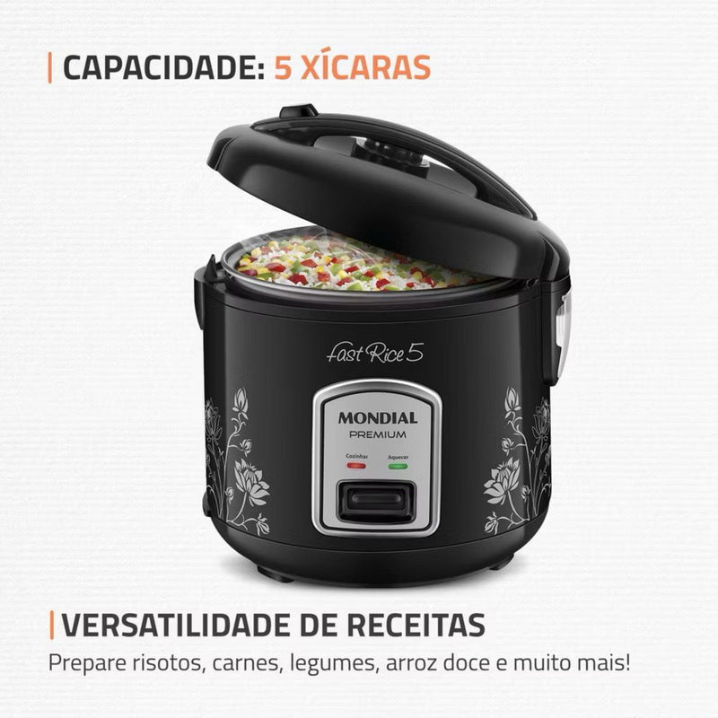 Panela elétrica de arroz 5 xícaras - FRETE GRÁTIS