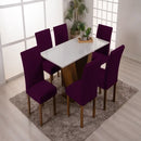 Capa De Cadeira Kit 4 e 6 Lugares Com Elástico - FRETE GRÁTIS!