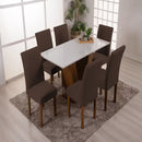 Capa De Cadeira Kit 4 e 6 Lugares Com Elástico - FRETE GRÁTIS!