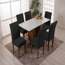 Capa De Cadeira Kit 4 e 6 Lugares Com Elástico - FRETE GRÁTIS!