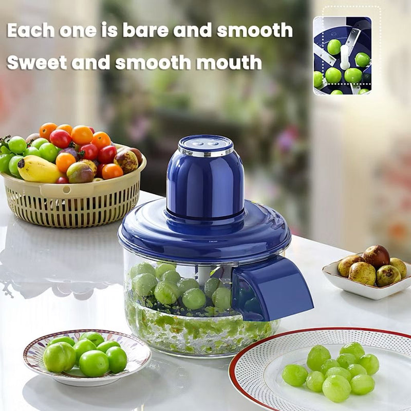 Descascador De Frutas À Prova De Ferrugem Máquina Elétrica De Descascar Uva De Aço Inox - FRETE GRÁTIS