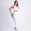 Kit Conjunto Top e Calça Leg Suplex Alta Compressão Academia Cintura Alta - FRETE GRÁTIS!