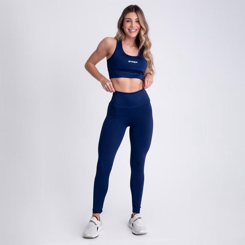 Kit Conjunto Top e Calça Leg Suplex Alta Compressão Academia Cintura Alta - FRETE GRÁTIS!
