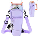 Suporte para Copo ou Garrafa Bolsa Porta Garrafas Alça Ajustável e Bolso para Ombro Portátil