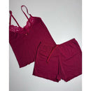 Baby Doll Canelado com Renda Conforto Estilo Noites Suaves Pijama