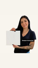 Kit de Placas PVC Revestimento 3D Decoração Para Parede