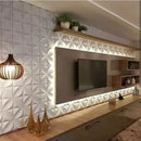 Kit de Placas PVC Revestimento 3D Decoração Para Parede