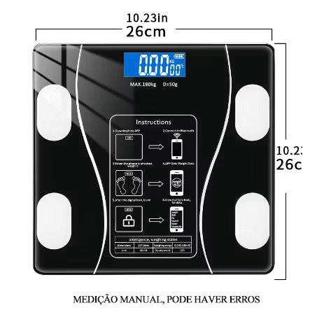 Balança Eletrônica 140KG Digital