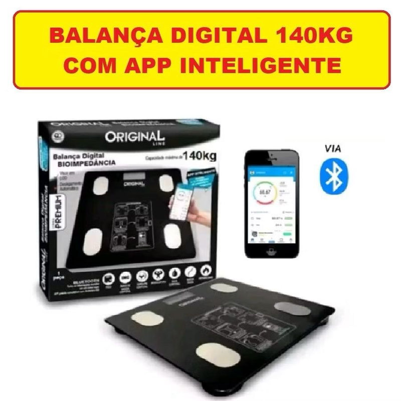 Balança Eletrônica 140KG Digital