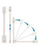 Extensor de tomada elétrica. Acesso a tomadas difíceis de alcançar!