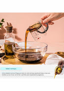 Copo de medição ajustável 4 em 1, copo de medição multifuncional com base de vedação estilo raspador, copos de cubo para cozinhar