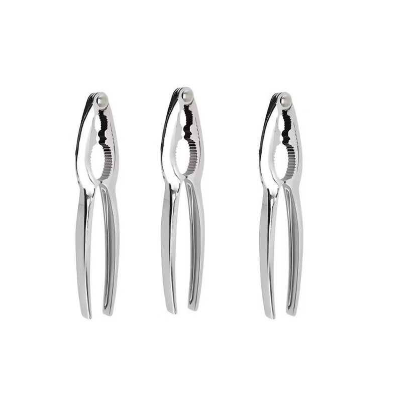 Kit 3 Quebra Nozes Castanhas Inox