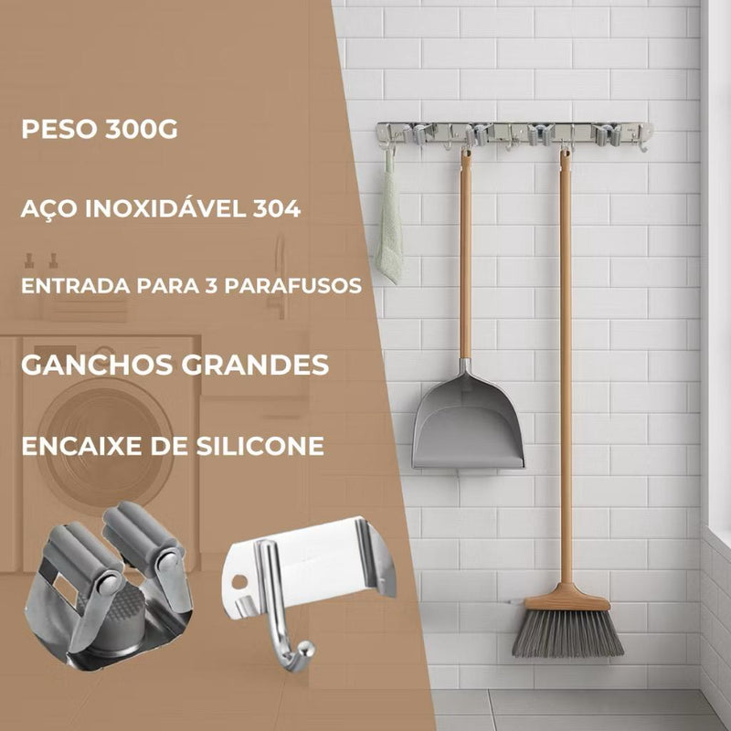 Suporte Vassoura Organizador