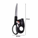 Tesoura com Mira Guia a Laser Para Cortes Precisos - FRETE GRÁTIS!