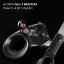 Tesoura com Mira Guia a Laser Para Cortes Precisos - FRETE GRÁTIS!