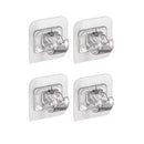 Suporte Cortina Varão Dupla Face adesivo 4pçs