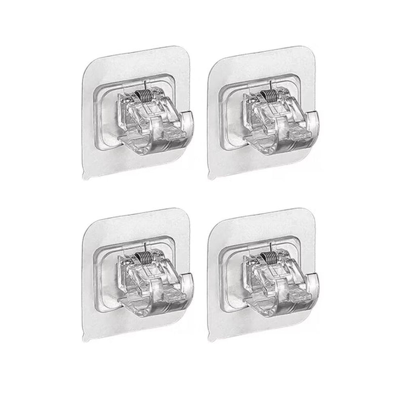 Suporte Cortina Varão Dupla Face adesivo 4pçs