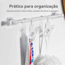 Suporte Cortina Varão Dupla Face adesivo 4pçs