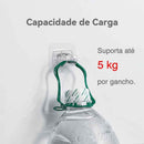 Suporte Cortina Varão Dupla Face adesivo 4pçs